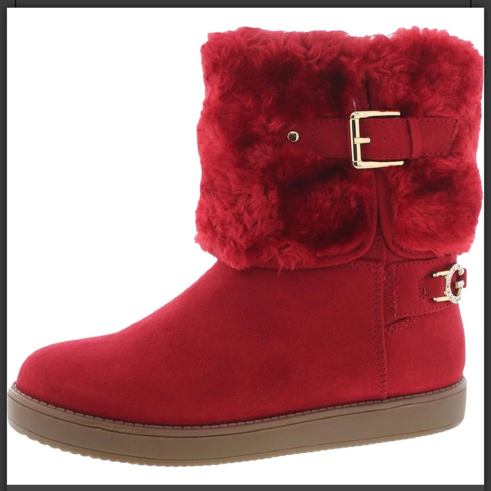 NIB GBG Aleya Faux Suede Ankle Boots, 5.5